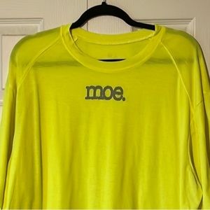 Moe. the band No Guts No Glory running shirt, size XL